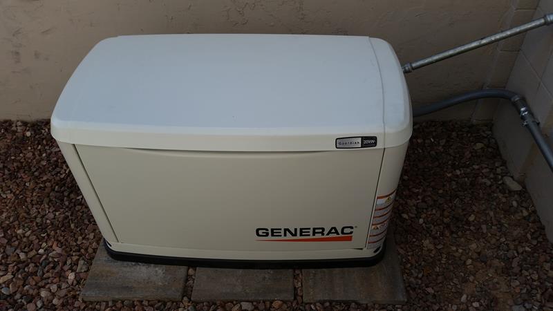 Generac Generator Installation On W Fairmount Ave In Buckeye, AZ